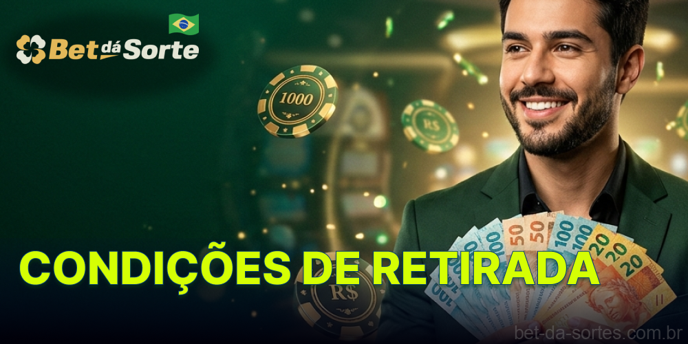 Condições e prazos para retirada de saques na Bet Da Sorte usando Pix
