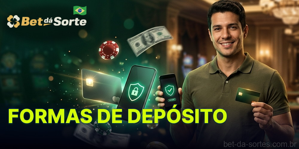 Métodos de depósito na Bet Da Sorte – depósito mínimo