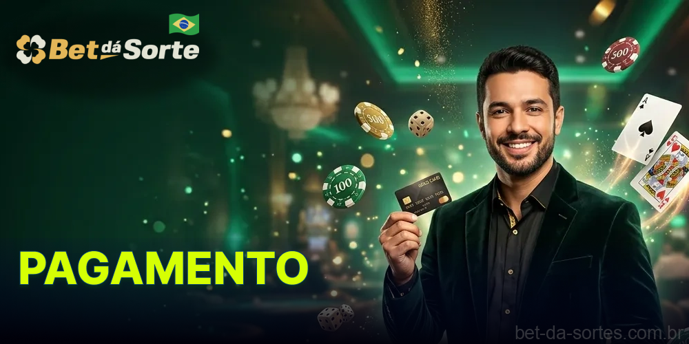 Opções de pagamento na Bet Da Sorte via Pix para depósitos e saques
